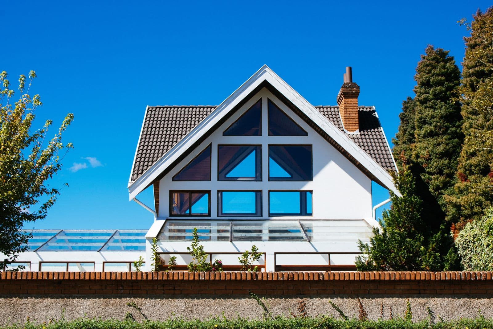 TrueVue installed on architectural glazing