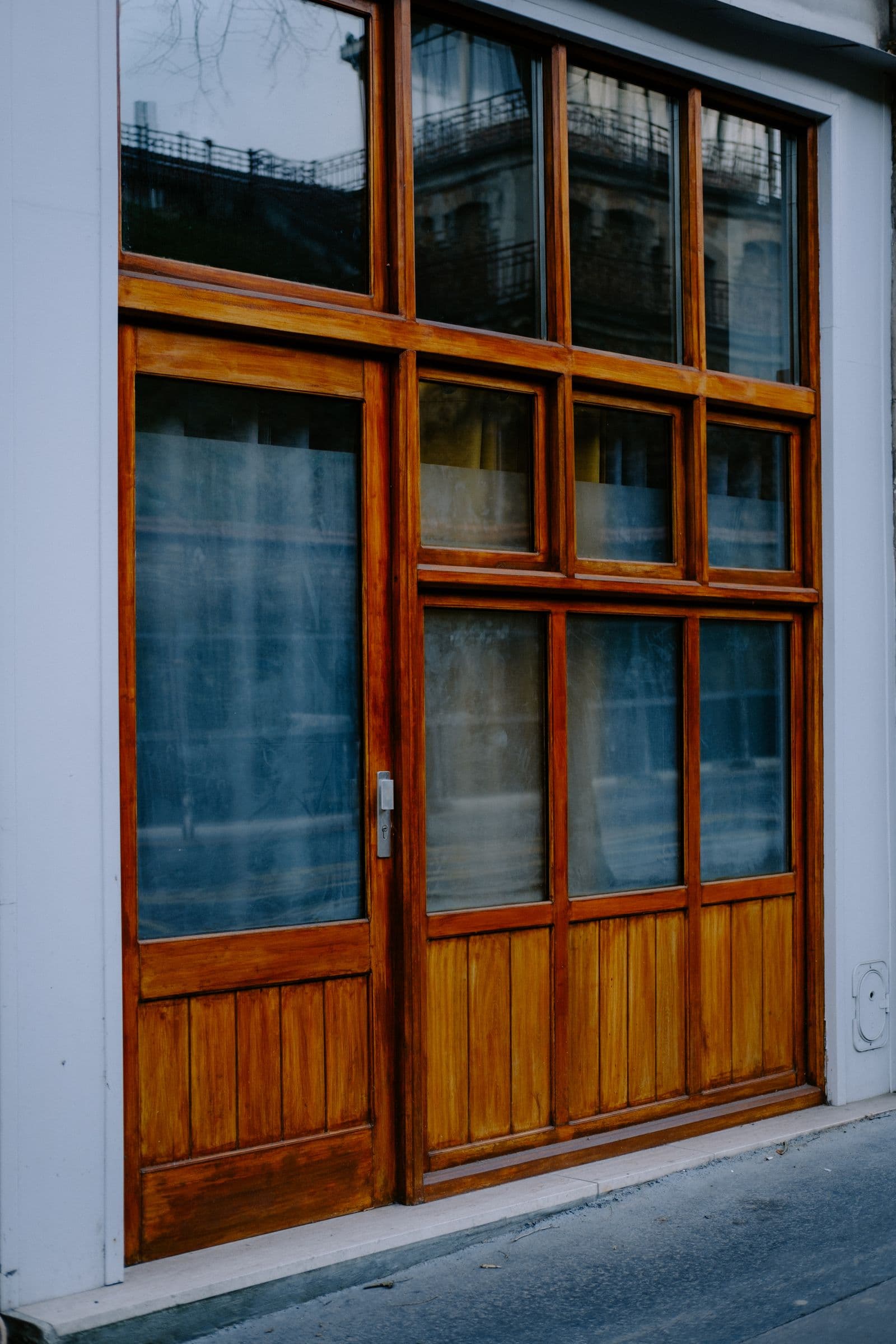 ShieldVue installed on architectural glazing